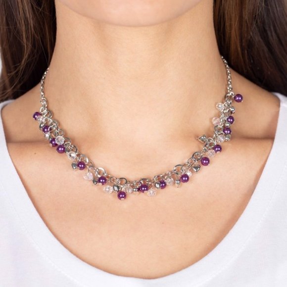 Paparazzi Soft-Hearted Shimmer - Purple - Picture 2 of 2